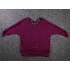 APT 9 Top Women S Purple Office Casual Work Day Base Layer Capsule Everyday
